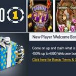 Casino 1 welcome bonuses up to 400%